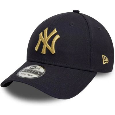 Czapka z daszkiem New Era 9FORTY MLB NY New York Yankees Metallic Navy Strapback - 60595195 Czapka z daszkiem New Era 9FORTY MLB NY New York Yankees Metallic Navy Strapback - 60595195