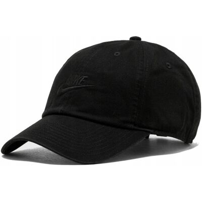 CZAPKA Z DASZKIEM NIKE FB5368-010 czarna bawełniana S/M CZAPKA Z DASZKIEM NIKE FB5368-010 czarna bawełniana S/M