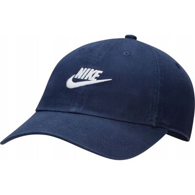 CZAPKA Z DASZKIEM NIKE FB5368-410 granatowa bawełniana M/L CZAPKA Z DASZKIEM NIKE FB5368-410 granatowa bawełniana M/L