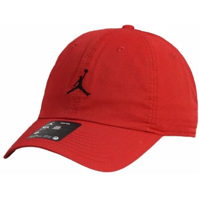 Czapka z daszkiem uniwersalna czerwona Air Jordan Jumpman Club Cap - FD5185-687-S/M Czapka z daszkiem uniwersalna czerwona Air Jordan Jumpman Club Cap - FD5185-687-S/M