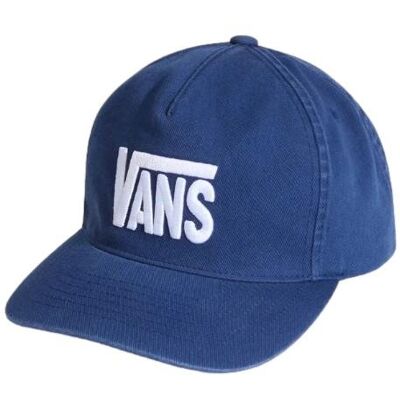 Czapka Z daszkiem VANS Stretch Logo Snapback Deep Indigo VN000W12FOB1 Czapka Z daszkiem VANS Stretch Logo Snapback Deep Indigo VN000W12FOB1