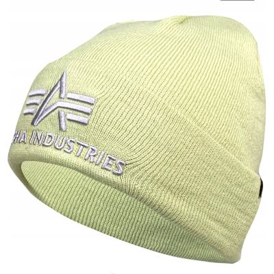 Czapka zimowa Alpha Industries 3D Beanie 168910 722 Arctic Lime Czapka zimowa Alpha Industries 3D Beanie 168910 722 Arctic Lime