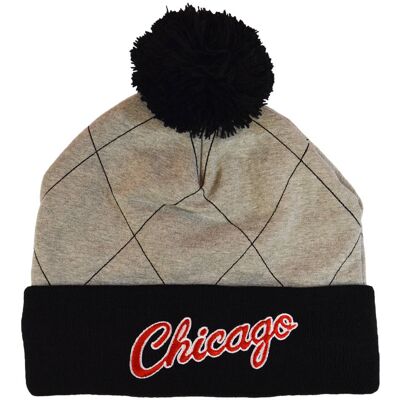 Czapka zimowa Mitchell & Ness NBA Quilted Pom Beanie HWC Chicago Bulls Czapka zimowa Mitchell & Ness NBA Quilted Pom Beanie HWC Chicago Bulls