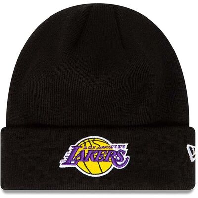 Czapka Zimowa New Era Los Angeles Lakers Essential Cuff Beanie Hat Knit - 60348856 Czapka Zimowa New Era Los Angeles Lakers Essential Cuff Beanie Hat Knit - 60348856