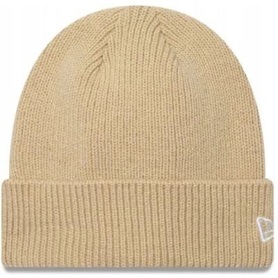 Czapka zimowa New Era Wool Stone beanie beżowy Czapka zimowa New Era Wool Stone beanie beżowy