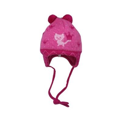 Czapka Zimowa Przejściowa Maximo Mini Z Pomponami I Troczkami. 45 Czapka Zimowa Przejściowa Maximo Mini Z Pomponami I Troczkami. 45