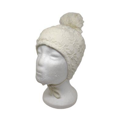 Czapka Zimowa Przejściowa Maximo Mini Z Pomponem I Troczkami 43 Czapka Zimowa Przejściowa Maximo Mini Z Pomponem I Troczkami 43