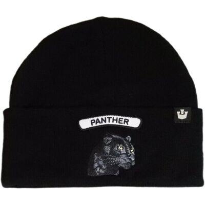 Czapka zimowa wełniana Goorin Bros. Soft Rock Panther Beanie Black - 107-1796-BLK Czapka zimowa wełniana Goorin Bros. Soft Rock Panther Beanie Black - 107-1796-BLK