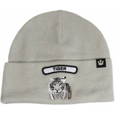 Czapka zimowa wełniana Goorin Bros. Soft Rock Tiger Beanie Silver - 107-1798-SIL Czapka zimowa wełniana Goorin Bros. Soft Rock Tiger Beanie Silver - 107-1798-SIL