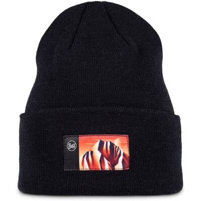 Czapka zimowa z emblematem Buff Knitted Beanie Lilon Gem Black Czapka zimowa z emblematem Buff Knitted Beanie Lilon Gem Black