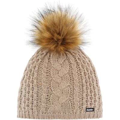 Czapka zimowa z wełną merino Eisbar Afra Lux MÜ 156 beżowy Czapka zimowa z wełną merino Eisbar Afra Lux MÜ 156 beżowy