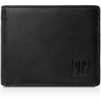 Czarny Portfel Męski Skórzany Paolo Peruzzi Rfid T-67-Bl Czarny Portfel Męski Skórzany Paolo Peruzzi Rfid T-67-Bl