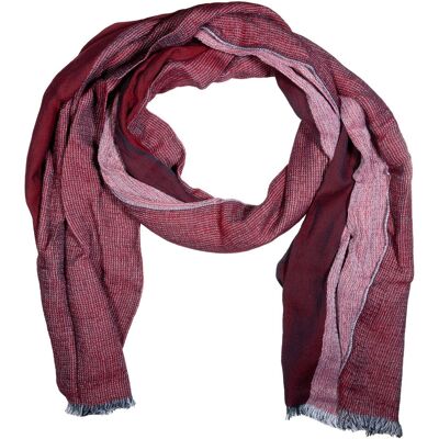 Inny producent Czerwony szal męski L6300111 Inny producent Czerwony szal męski L6300111