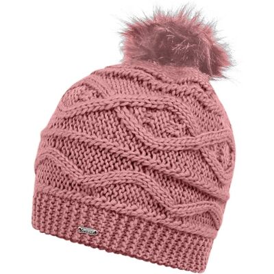 Dare 2B Damska czapka zimowa Remind II Bobble różowa Dare 2B Damska czapka zimowa Remind II Bobble różowa