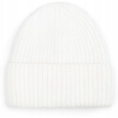 Majka Damska Elegancka Czapka Wełniana Wełna Zimowa Na Zimę 60% Angora Mleczna Majka Damska Elegancka Czapka Wełniana Wełna Zimowa Na Zimę 60% Angora Mleczna