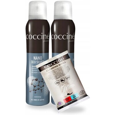 Dezodorant Z Nanosrebrem 150Ml X2 I Chusteczki Coccine Zestaw 3W1 Dezodorant Z Nanosrebrem 150Ml X2 I Chusteczki Coccine Zestaw 3W1