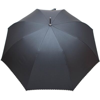 Długa bardzo mocna automatyczna metaliczna parasolka polskiej marki Parasol Długa bardzo mocna automatyczna metaliczna parasolka polskiej marki Parasol