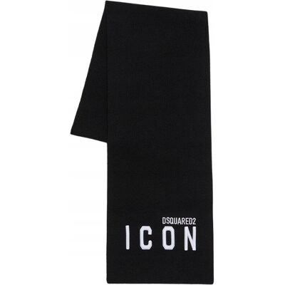DSQUARED2 ORYGINALNY SZALIK UNISEX ICON WEŁNA DSQUARED2 ORYGINALNY SZALIK UNISEX ICON WEŁNA