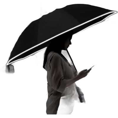 Inny producent Dwustronny parasol z latarką LED Automatyczny składany parasol z podświetleniem do wieczornego użytkowania odporny na wiatr Inny producent Dwustronny parasol z latarką LED Automatyczny składany parasol z podświetleniem do wieczornego użytkowania odporny na wiatr