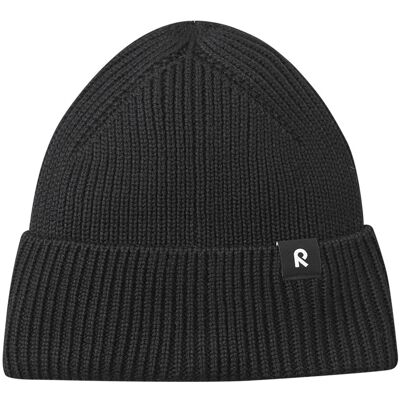 Dziecięca Czapka Z Merino Reima Reissari Black 56/58 Cm Dziecięca Czapka Z Merino Reima Reissari Black 56/58 Cm