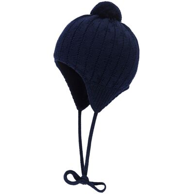 Doll Dziecięca Czapka Z Wiązaniem Granatowa Döll R.39 Doll Dziecięca Czapka Z Wiązaniem Granatowa Döll R.39