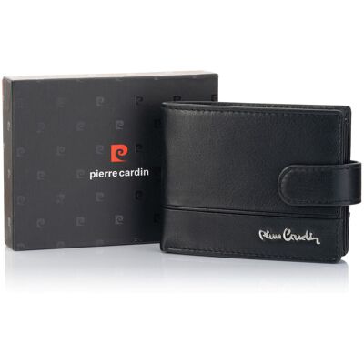 Pierre Cardin Elegancki Portfel Męski Zapinany Ys605 323a Z Rfid - Czarny Pierre Cardin Elegancki Portfel Męski Zapinany Ys605 323a Z Rfid - Czarny