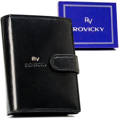 Elegancki, skórzany portfel męski - Rovicky Elegancki, skórzany portfel męski - Rovicky