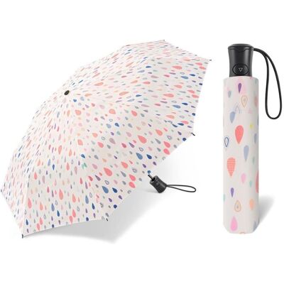 Essentials Happy Rain 42309 parasolka biała z kroplami Essentials Happy Rain 42309 parasolka biała z kroplami