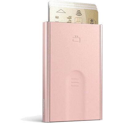 Inny producent Etui aluminiowe na karty Ogon Design Slider - blush pink Inny producent Etui aluminiowe na karty Ogon Design Slider - blush pink