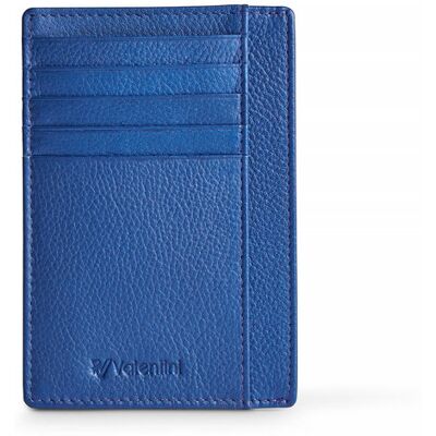 Etui na karty i dokumenty Valentini Metallic 321 niebieskie Etui na karty i dokumenty Valentini Metallic 321 niebieskie
