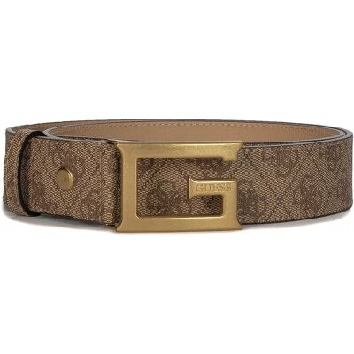 Guess Pasek damski LTL Latte Logo beżowy BW9103P4238-LTL r.M Guess Pasek damski LTL Latte Logo beżowy BW9103P4238-LTL r.M