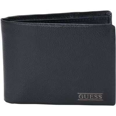 Guess portfel czarny męski kieszonka na bilon SM2509LEA20-BLA Guess portfel czarny męski kieszonka na bilon SM2509LEA20-BLA