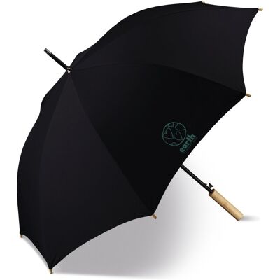 Happy Rain Earth 61101 Long AC Black parasol damski czarny Happy Rain Earth 61101 Long AC Black parasol damski czarny