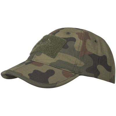 Helikon-Tex, Czapka, Baseball Folding Cotton ripstop PL woodland (CZ-BBF-PR-04) Helikon-Tex, Czapka, Baseball Folding Cotton ripstop PL woodland (CZ-BBF-PR-04)