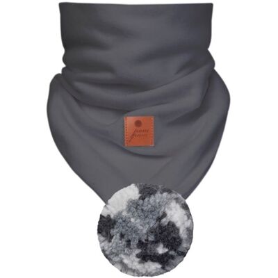 Hi Little One komin bandana zimowa dla niemowlaka ALPACA BOHO Iron M Hi Little One komin bandana zimowa dla niemowlaka ALPACA BOHO Iron M