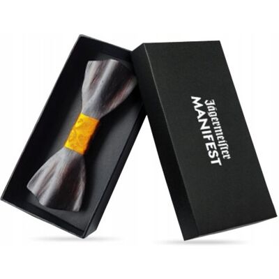 Inny producent Jagermeister MANIFEST drewniana muszka mucha UNIKAT PREZENT PREMIUM NOWA Inny producent Jagermeister MANIFEST drewniana muszka mucha UNIKAT PREZENT PREMIUM NOWA