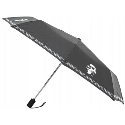 Karl Lagerfeld Parasol Czarny Klasyczny Z Pokrowcem I1B Karl Lagerfeld Parasol Czarny Klasyczny Z Pokrowcem I1B