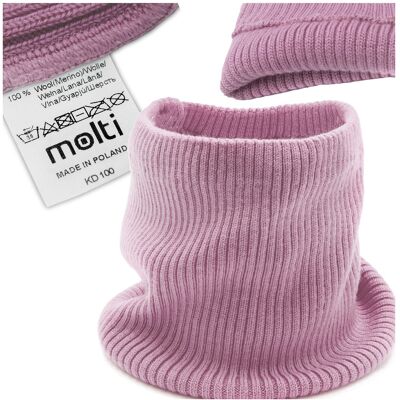 Komin damski MOLTI KD100 ciemny róż Komin damski MOLTI KD100 ciemny róż