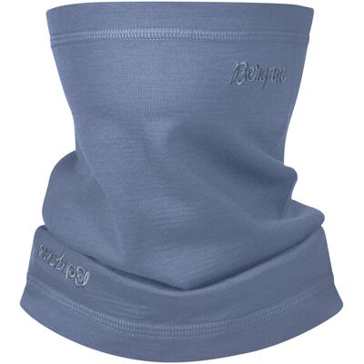 KOMIN MERINO BERGANS OF NORWAY WOOL NECK WARMER GRANITE BLUE KOMIN MERINO BERGANS OF NORWAY WOOL NECK WARMER GRANITE BLUE