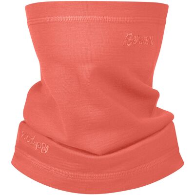 KOMIN MERINO BERGANS OF NORWAY WOOL NECK WARMER PEACHY RED KOMIN MERINO BERGANS OF NORWAY WOOL NECK WARMER PEACHY RED