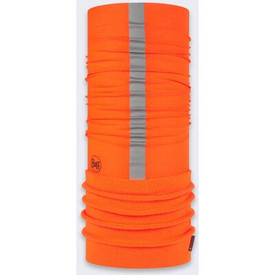 Komin wielofunkcyjny z polaru z elementami odblaskowymi Buff Safety Polar Reflective Orange Fluor Komin wielofunkcyjny z polaru z elementami odblaskowymi Buff Safety Polar Reflective Orange Fluor