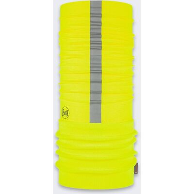 Komin wielofunkcyjny z polaru z elementami odblaskowymi Buff Safety Polar Reflective Yellow Fluor Komin wielofunkcyjny z polaru z elementami odblaskowymi Buff Safety Polar Reflective Yellow Fluor