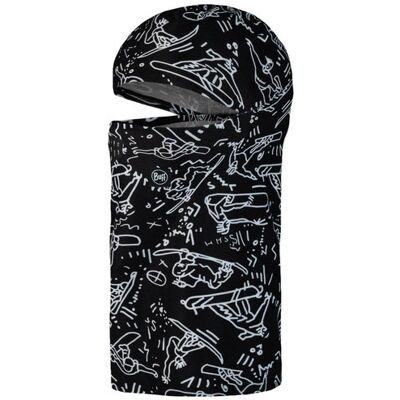 Kominiarka dziecięca Buff ThermoNet® Hinged Balaclava - tivat black Kominiarka dziecięca Buff ThermoNet® Hinged Balaclava - tivat black