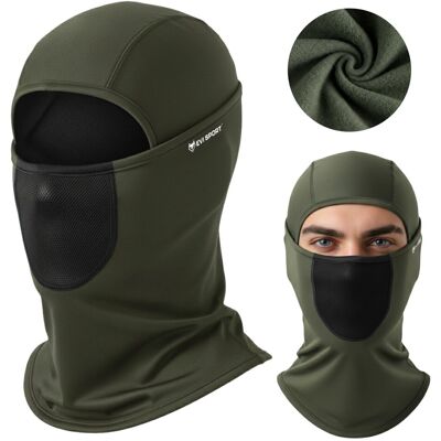 EVI KOMINIARKA TERMOAKTYWNA KOMIN balaclava BANDANA NA TWARZ ROWER ocieplana - Army Green EVI KOMINIARKA TERMOAKTYWNA KOMIN balaclava BANDANA NA TWARZ ROWER ocieplana - Army Green
