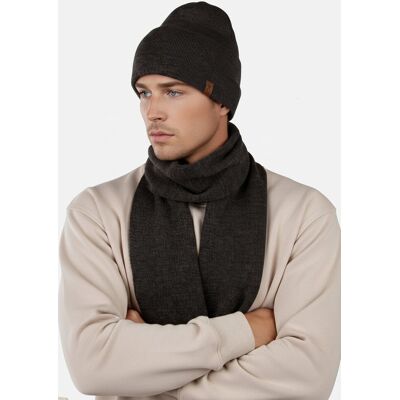 SCJ Komplet Męski Czapka Szalik Zimowy Ciepły Modny Polskiej Produkcji 4004 -02 SCJ Komplet Męski Czapka Szalik Zimowy Ciepły Modny Polskiej Produkcji 4004 -02