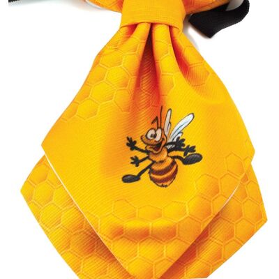 BEE&HONEY Krawat miodowy dla Pań z pszczołą - KRAW8 BEE&HONEY Krawat miodowy dla Pań z pszczołą - KRAW8