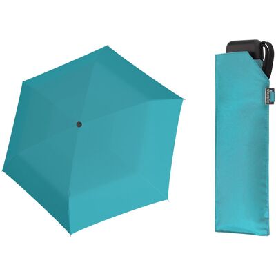 Lekka Wytrzymała Płaska Parasolka Doppler Carbonsteel, Błękitna Lekka Wytrzymała Płaska Parasolka Doppler Carbonsteel, Błękitna