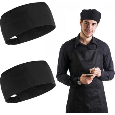 Inny producent Lusofie 2 szt. Unisex czarny kapelusz szefa kuchni regulowane kuchenne czapki do gotowania z oddychającą górą z siateczki do domu kuchni restauracji.. Inny producent Lusofie 2 szt. Unisex czarny kapelusz szefa kuchni regulowane kuchenne czapki do gotowania z oddychającą górą z siateczki do domu kuchni restauracji..