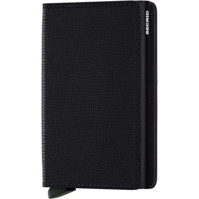 Mały portfel RFID Slimwallet Secrid - crisple black Mały portfel RFID Slimwallet Secrid - crisple black