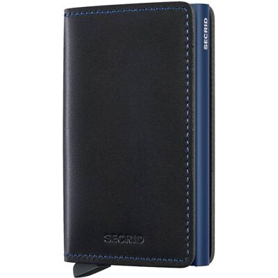 Mały portfel RFID Slimwallet Secrid Original - black / navy Mały portfel RFID Slimwallet Secrid Original - black / navy
